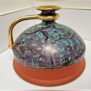 Vtg Julio Montesinos Signed 5"×7"  Vase Yapacunchi Ceramica Ecuadorian Pottery